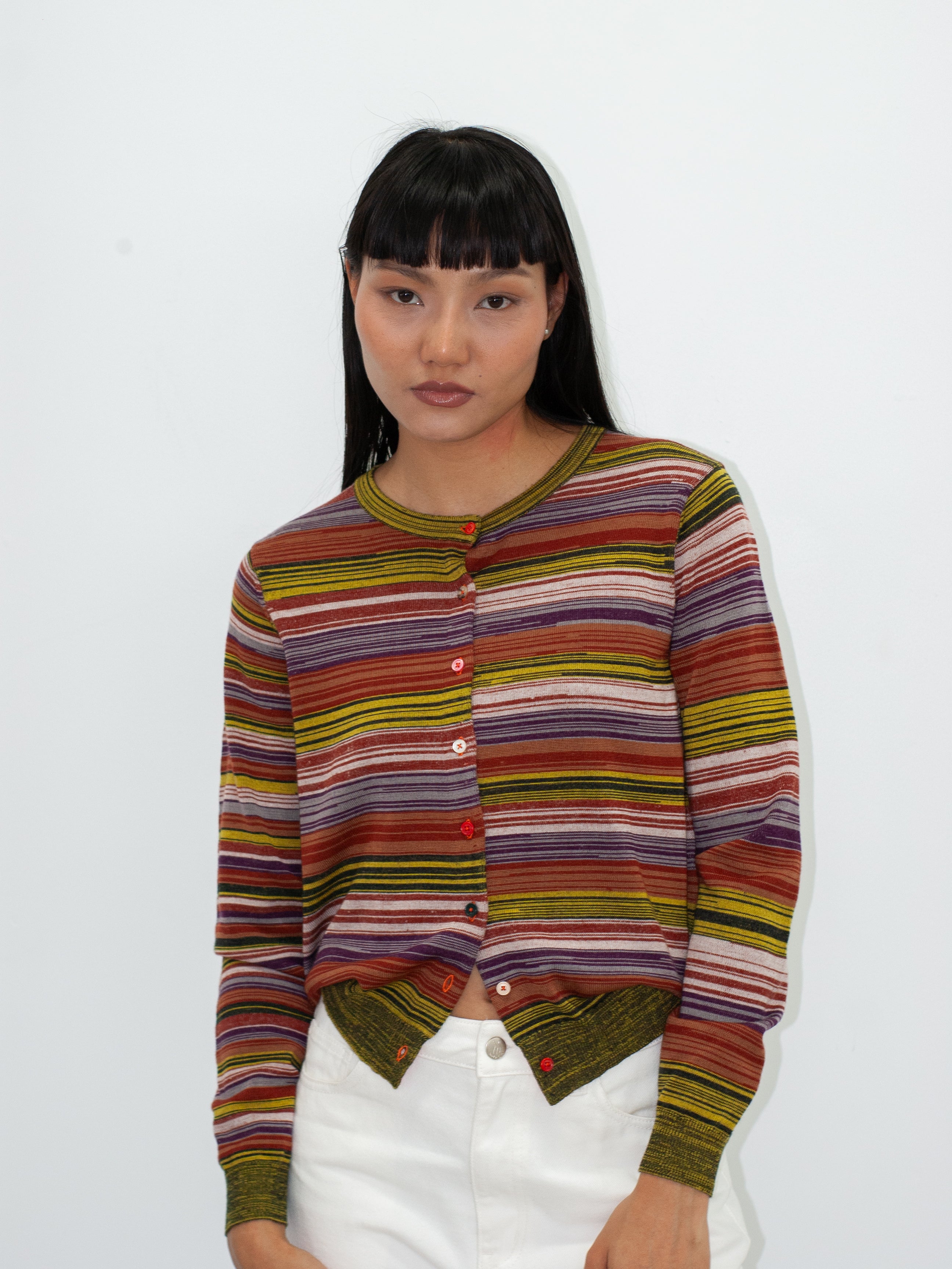 06.Norra - Crew Neck cardigan