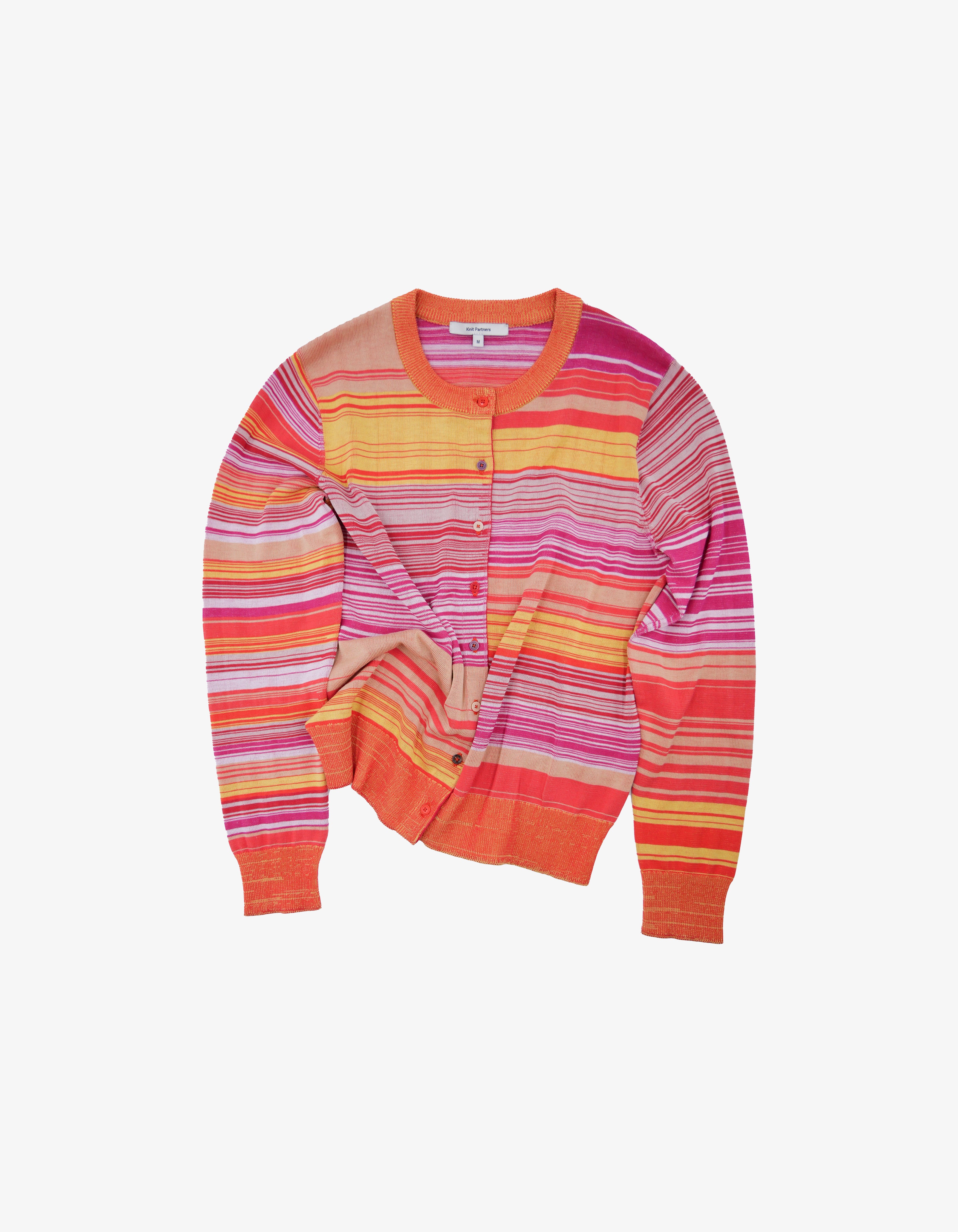 NULLE SUN COLOR - CREW NECK CARDIGAN